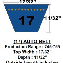 17365 OEM Replacement .53 x 36.77 inch O