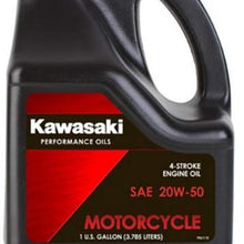 Kawasaki Performance 4-Stroke Engine Oil Gallon 20W-50 (Case of 4) K61021-301