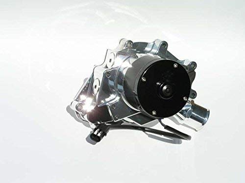 Meziere WP311U Polished Billet Hi-Flow Electric Water Pump for Small Block Ford