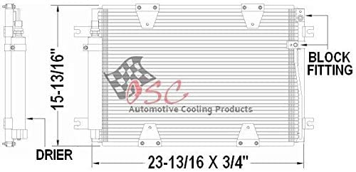 OSC Cooling Products 3354 New Condenser