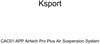 KSport CAC01-APP Airtech Pro Plus Air Suspension System