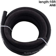 evil energy AN8 Universal 5Meter Rubber Reinforced Hose Air Line Hose Hosing Tubing Engine Unleaded Petrol Oil Line Fuel Pipe