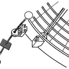 Upgr8 Universal Fan Mount Kit Push Through Radiator Tie Strap Plastic (2 Pack)