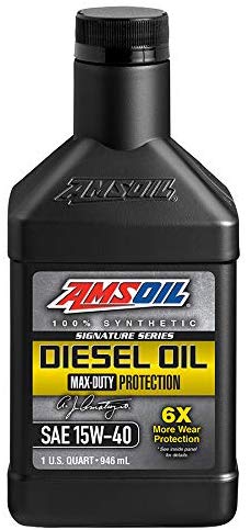 AMSOIL Premium API CJ-4 Synthetic 15W-40 Diesel Oil (Quart)