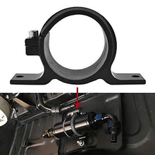 EVIL ENERGY 50mm car Oil/Fuel/Gas Pump Mounting Bracket Single Filter Clamp Cradle Black