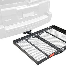Pro Series 1040100 Solo Black 48" x 32" Hitch Mounted Cargo Carrier