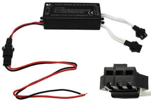 iJDMTOY Replacement Dual-Connector CCFL Inverters for BMW Mazda Lexus Infiniti CCFL Halo Angel Eyes Kit