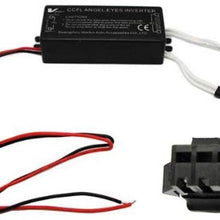 iJDMTOY Replacement Dual-Connector CCFL Inverters for BMW Mazda Lexus Infiniti CCFL Halo Angel Eyes Kit