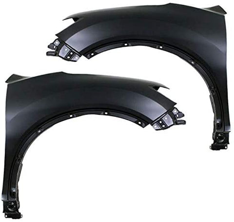 Koolzap For CAPA Front Fender Quarter Panel 14-16 Rogue Left Right Side SET PAIR