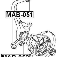 Mr223673 - Arm Bushing (for Rear Assembly) For Mitsubishi - Febest