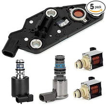 4T65E Transmission Master Shift Solenoid Kit Set TCC Replacement For GM VOLVO 1997-2002 (99176),for Chevrolet 2003-UP,for Buickb,10478124 24219819 24225825 74418E