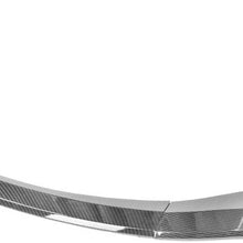 IKON MOTORSPORTS | Front Bumper Lip Compatible With 20-21Toyota Corolla��L,LE,XLE Only) | Carbon Fiber Print Guard Protection Finisher Under Chin Spoiler