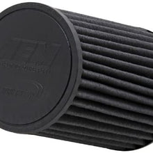 AEM 21-2028BF Universal DryFlow Clamp-On Air Filter: Round Tapered; 2.75 in (70 mm) Flange ID; 8 in (203 mm) Height; 6 in (152 mm) Base; 5.5 in (140 mm) Top
