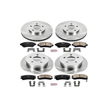 Power Stop KOE1544 Autospecialty Front and Rear Replacement Brake Kit-OE Brake Rotors & Ceramic Brake Pads