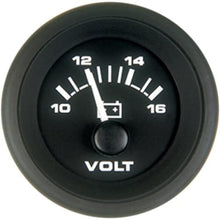 Sierra 62730P Premier Pro 2" Voltmeter - 8-16VDC, Black