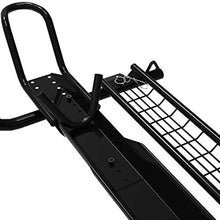 MotoTote m3 - Premium Hitch-Mount Motorcycle Carrier with Ramp for Dirt Bike, Scooter & Moped & Motorcycle - 500 lbs. Capacity