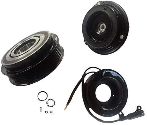 AC COMPRESSOR CLUTCH KIT (PULLEY, BEARING, PLATE) FITS: 2003 Mercedes-Benz E320 6 CYL 3.2L 6 Groove 7SB16C