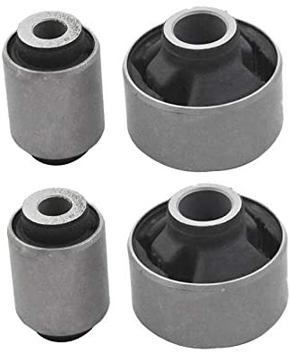 4Pcs Car Front Lower Control Arm Bushing for Subaru XV Impreza 20204-AG011 20204AJ000 (Black and Silver)