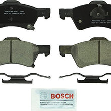 Bosch BC857 QuietCast Premium Ceramic Disc Brake Pad Set For Chrysler: 2001-2007 Town & Country, 2003 Voyager; Dodge: 2001-2007 Caravan, 2001-2007 Grand Caravan; Front