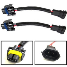 iJDMTOY (2) H11 H8 H9 Extension Wiring Harness Sockets Wires Compatible With Headlights or Fog Lights Use