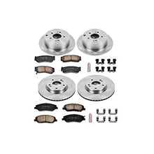 Power Stop KOE4116 Autospecialty Front and Rear Replacement Brake Kit-OE Brake Rotors & Ceramic Brake Pads