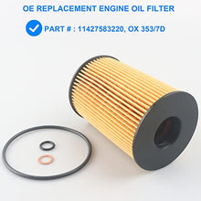 Oil Filter Replace 11427583220, OX 353/7D ECO Compatible with BMW F10 F15 N63 N63tu - 2010-2016 550i, 2012-2018 650i, 2009-2019 750i, 2009-2015 750Li, 2010-2015 760Li, 2010-2021 X5, 2008-2021 X6, More