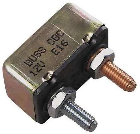 CBC Series Automotive Circuit Breaker, Plug In Mounting, 25 Amps, 10-32 Stud Terminal Connection,pack of 5