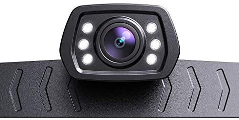 ZEROXCLUB 2021 HD Backup Camera for Car Pickup Trucks SUVs Vans RVs License Plate Rearview Reversing Camera Night Vision IP69 Waterproof Wide View-B01