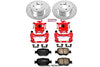 Power Stop (KC2313) 1-Click Performance Brake Kit with Calipers