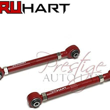 TRUHART Adjustable Rear Toe Arms Kit for Honda Civic 2016-2017 Red JDM