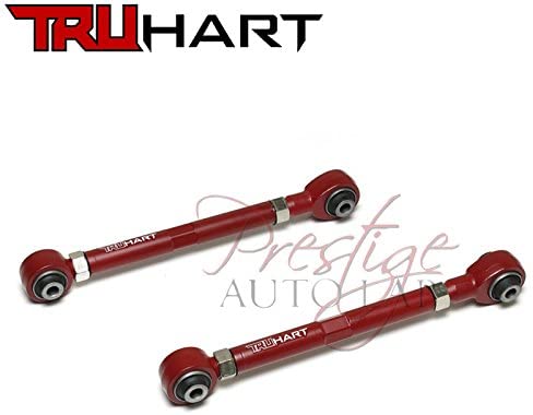 TRUHART Adjustable Rear Toe Arms Kit for Honda Civic 2016-2017 Red JDM