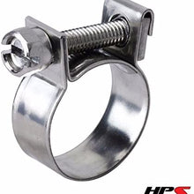 6 Set x HPS Stainless Steel Fuel Injection Hose Clamp Assortment Set 11mm-18mm Size (SAE#12 to SAE#15)