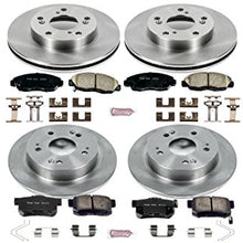 Power Stop KOE6320 Autospecialty Front and Rear Replacement Brake Kit-OE Brake Rotors & Ceramic Brake Pads