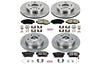 Power Stop KOE6320 Autospecialty Front and Rear Replacement Brake Kit-OE Brake Rotors & Ceramic Brake Pads