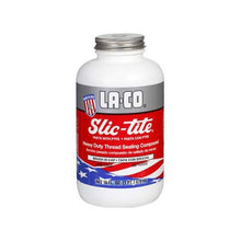 LA-CO 42019 Slic-Tite Premium Thread Sealant Paste with PTFE, -50 to 500 Degree F Temperature, 1/2 pt Jar with Brush in Cap