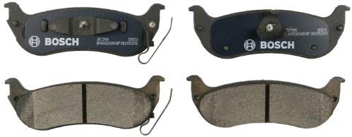 Bosch BC998 QuietCast Premium Ceramic Disc Brake Pad Set For 2004-2008 Chrysler Pacifica; Rear