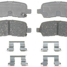 ACDelco 14D999CH Advantage Ceramic Rear Disc Brake Pad Set with Hardware