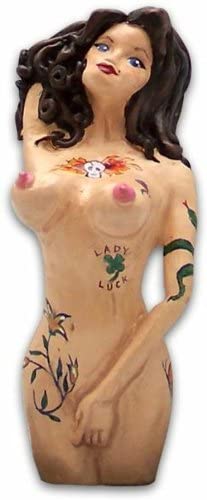 American Shifter 14674 Cindy Brunette Naked Lady with Tattoos Shift Knob