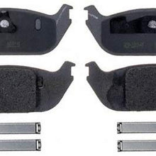 ACDelco 14D952MH Advantage Semi-Metallic Rear Disc Brake Pad Set with Hardware