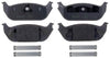 ACDelco 14D952MH Advantage Semi-Metallic Rear Disc Brake Pad Set with Hardware