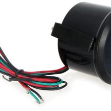 Docooler Digital Turbo Boost Gauge Meter with Sensor for Auto Car 52mm 2in LCD -14~29 PSI Warning Light Black
