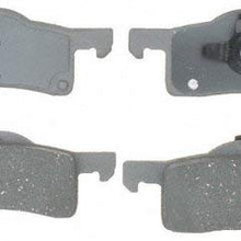 ACDelco 14D935C Advantage Ceramic Rear Disc Brake Pad Set with Wear Sensor