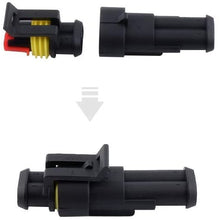 MUYI 10 Kit 2 Pin Way Waterproof Electrical Connector 1.5mm Series Terminals Water Resistend