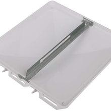 AUTOMUTO White RVA1551W Universal Trailer, Camper Roof Vent Lid Cover RV, Motorhome Vent Cover 14 x 14