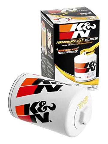 K&N Premium Oil Filter: Protects your Engine: Compatible with Select BUICK/CADILLAC/CHEVROLET/FORD Vehicle Models (See Product Description for Full List of Compatible Vehicles), HP-2011