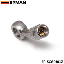 EPMAN Motorcycle Motor Bike Hydraulic Brake Oil Hose Line Banjo Fitting stainless Steel 10mm (Silver, Pack Of 1)