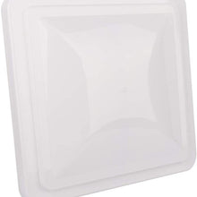 cciyu VL200-W RV Compatible with Trailer Motorhome Ventilation Cover White 14 x 14 Roof Vent 1 Pack Sun-Proof Cover Kit