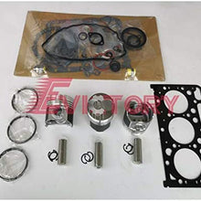 for Kubota D1703 Engine Rebuild kit Piston Ring Liner Full Gasket kit Bearing