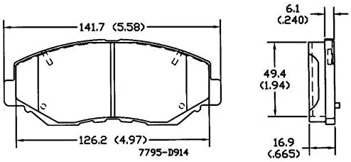 OMNIPARTS Brake Pad 13050716
