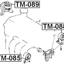 1237121021 - Rear Engine Mount For Toyota - Febest